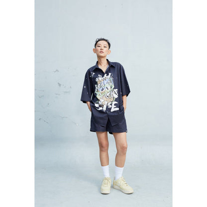 Kilogram Doesn't Make Sense' Shirt with Shorts (Set of 2)
