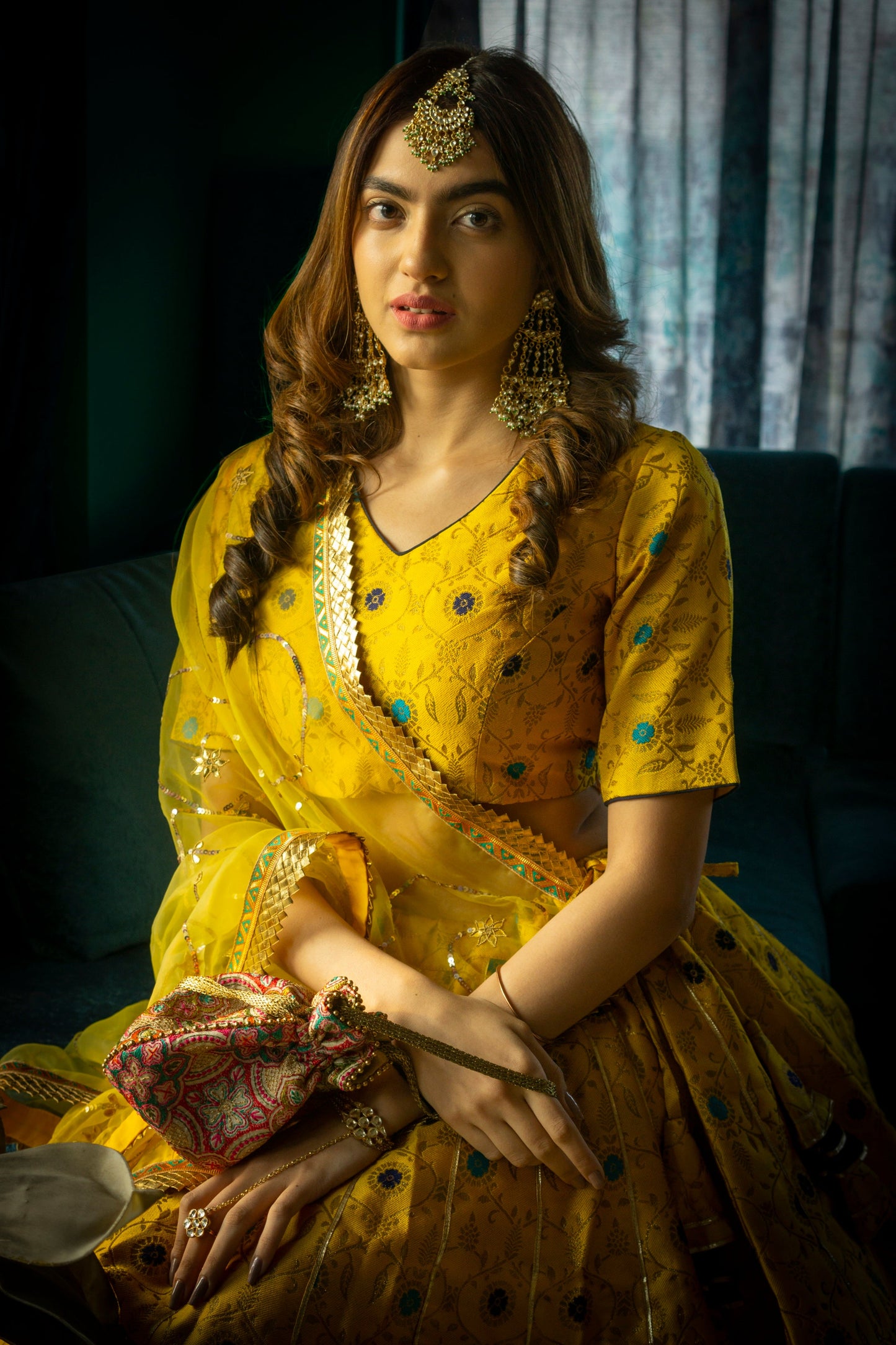 Kashika Kapoor In Aisha Yellow Lehenga Set