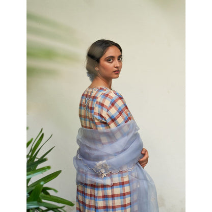 Label Earthen Multi Color Kurta & Pant with Dupatta (Set of 3)