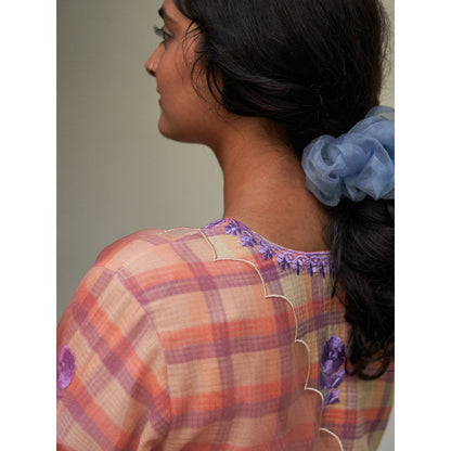 Label Earthen Pink Kurta & Pant with Dupatta (Set of 3)