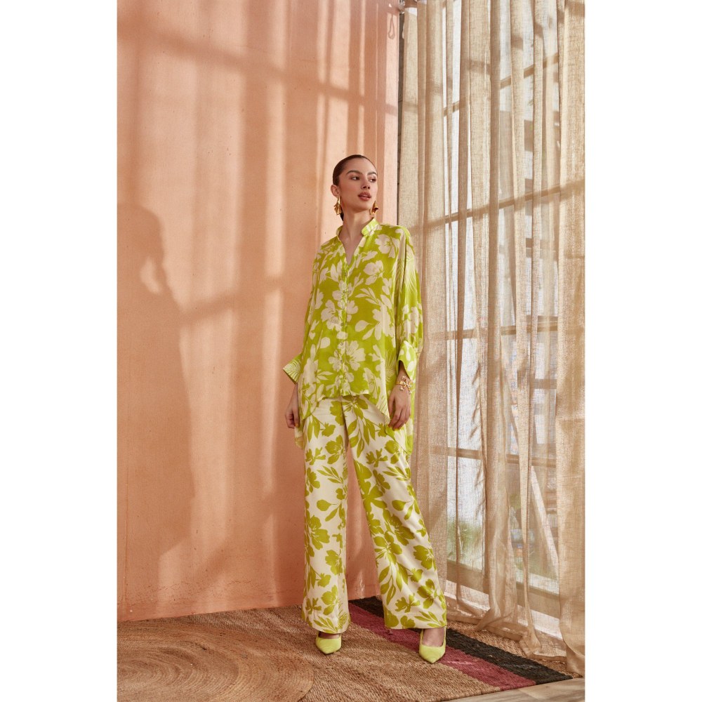 Label Deepika Nagpal Amyra Co-Ord Spring Green (Set of 2)