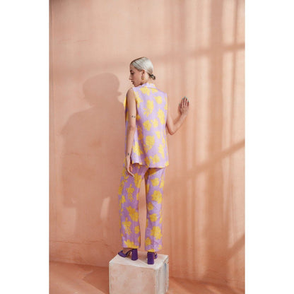 Label Deepika Nagpal Flamingo Jacket Lavender