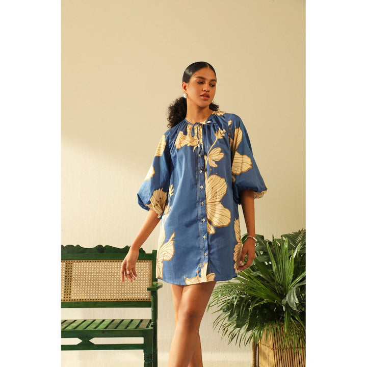 Label Deepika Nagpal Delilah Sapphire Dress