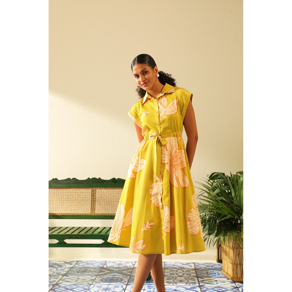 Label Deepika Nagpal Sarah Pista Midi Dress