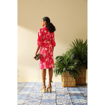 Label Deepika Nagpal Amelia Rose Dress (Set of 2)