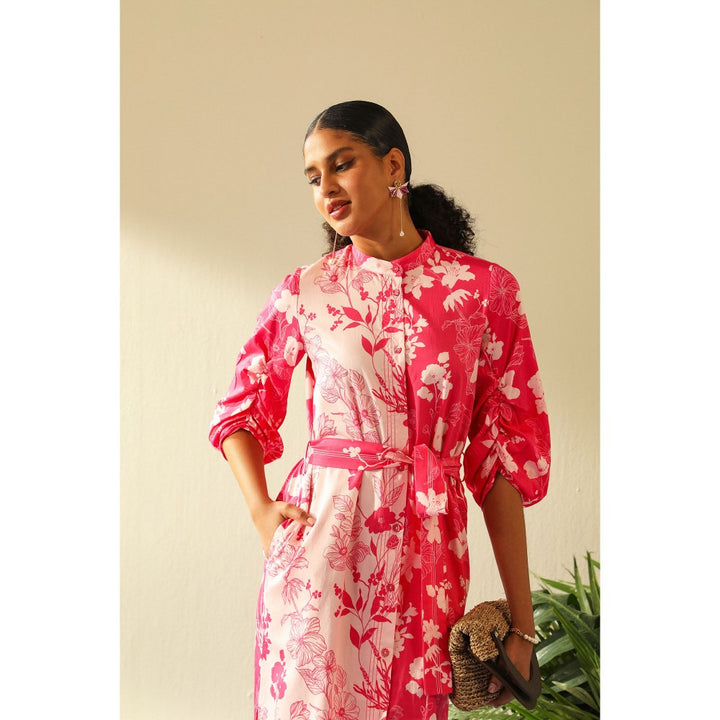 Label Deepika Nagpal Amelia Rose Dress (Set of 2)