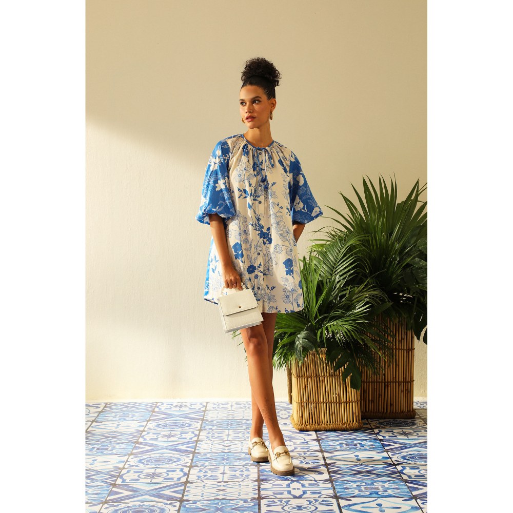 Label Deepika Nagpal Isabel Blue Dress