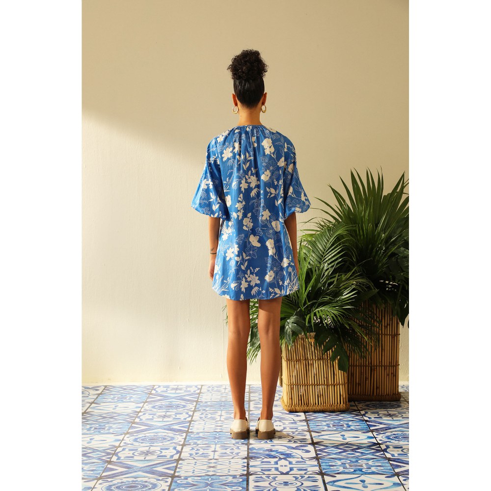 Label Deepika Nagpal Isabel Blue Dress