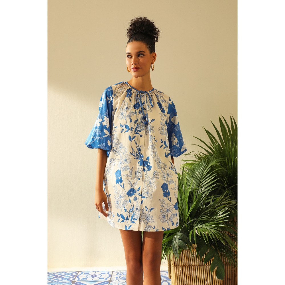 Label Deepika Nagpal Isabel Blue Dress