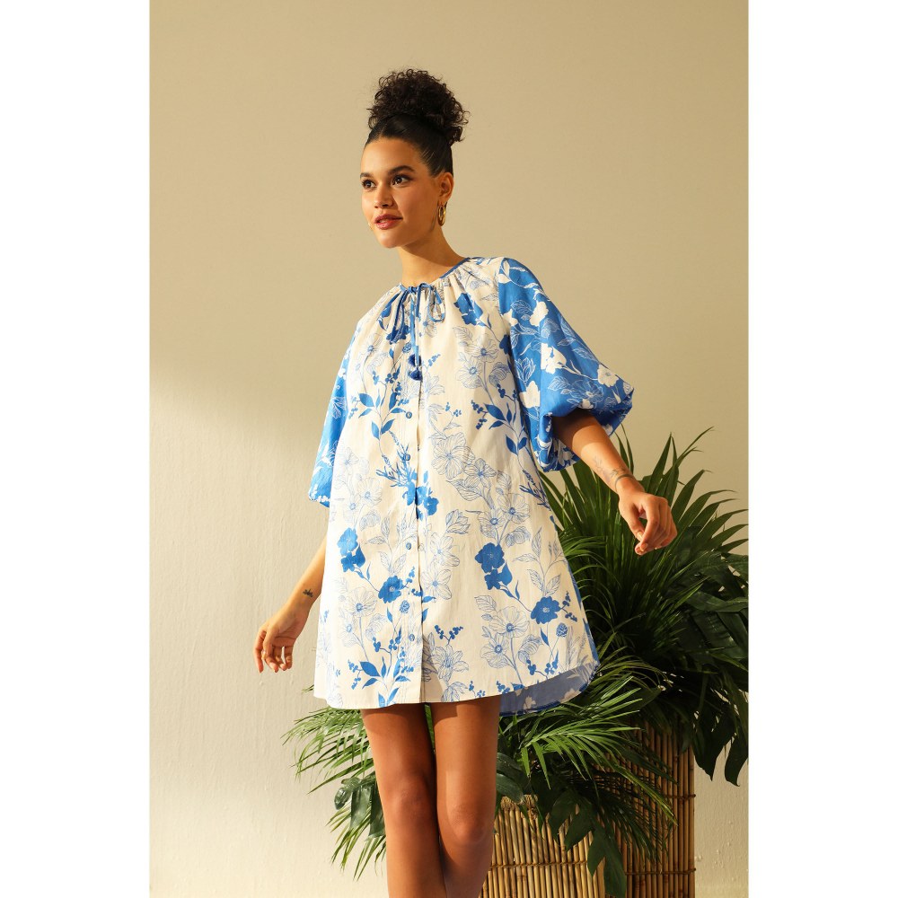 Label Deepika Nagpal Isabel Blue Dress