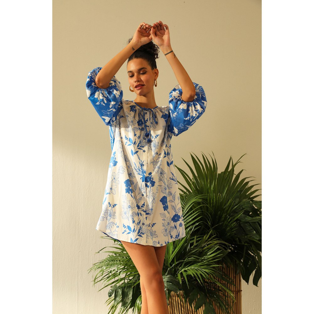 Label Deepika Nagpal Isabel Blue Dress