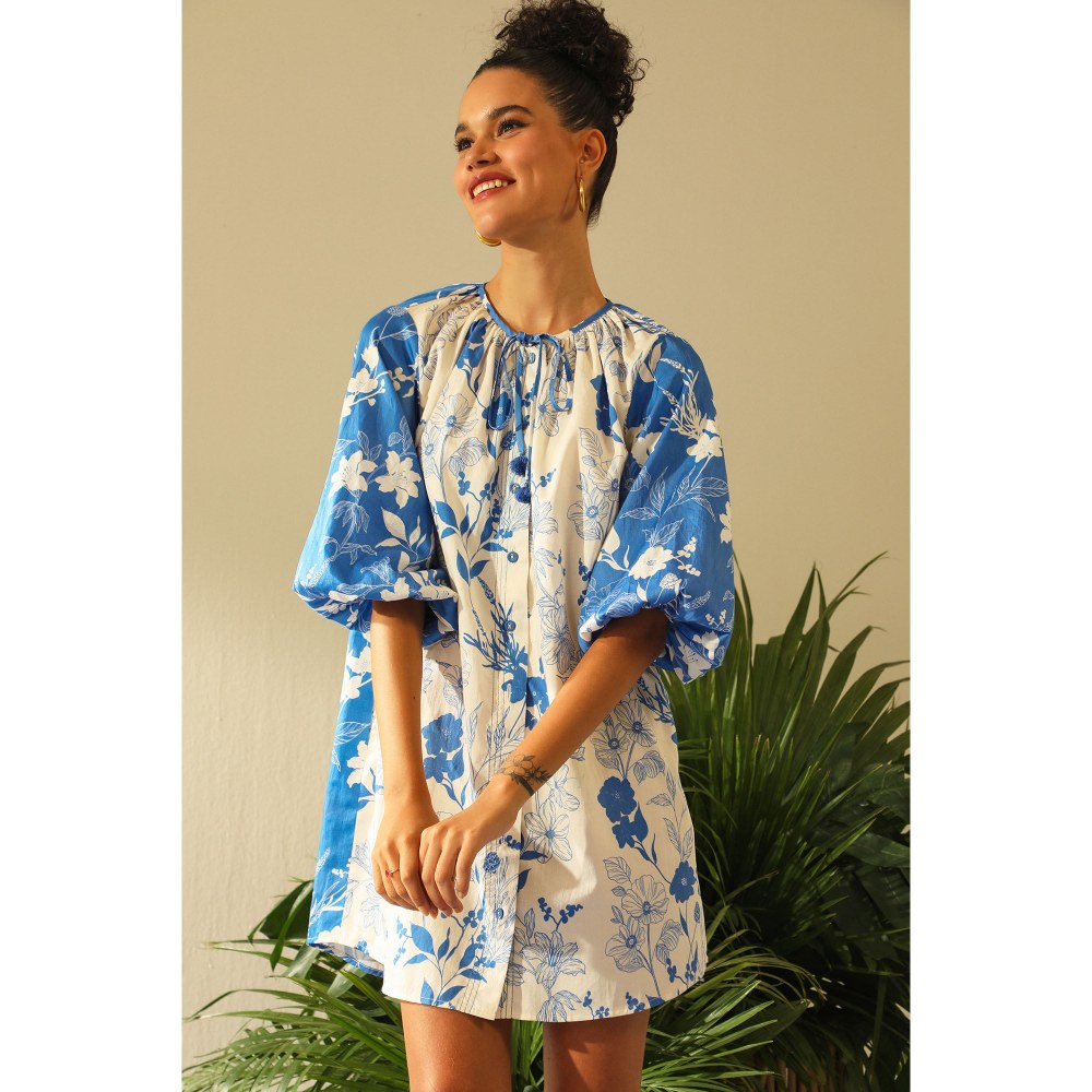 Label Deepika Nagpal Isabel Blue Dress