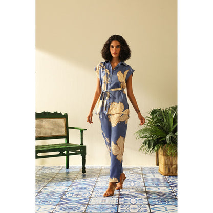 Label Deepika Nagpal Candice Sapphire Shirt (Set of 2)