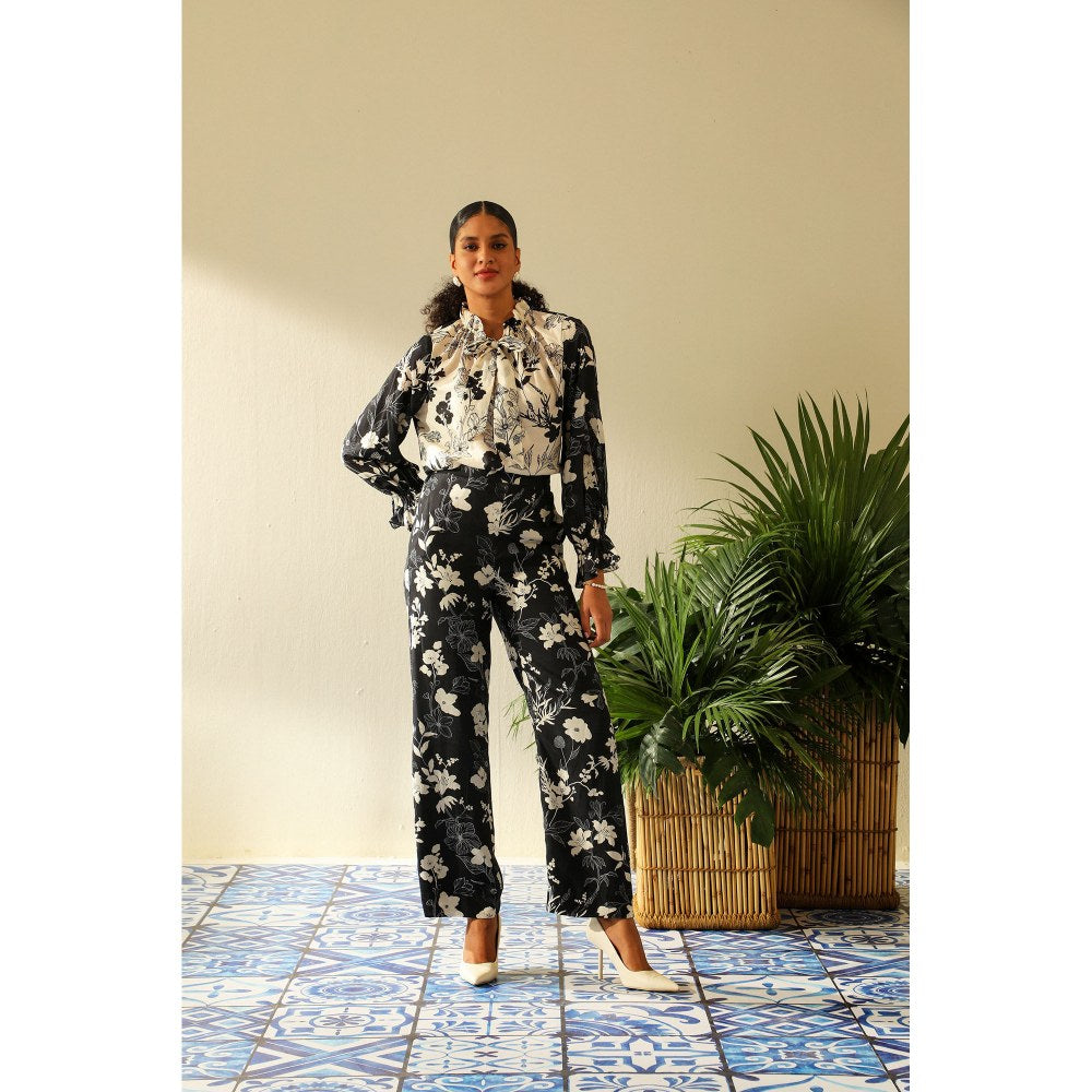 Label Deepika Nagpal Inaya Black Top