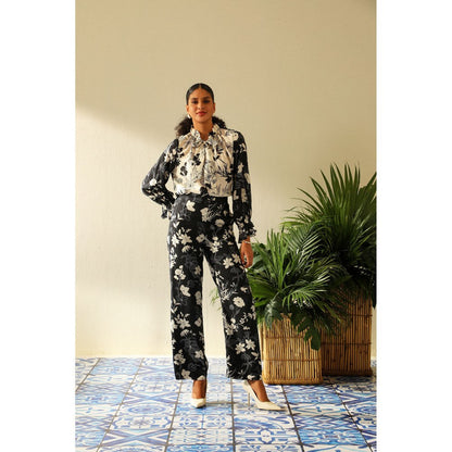 Label Deepika Nagpal Inaya Black Top