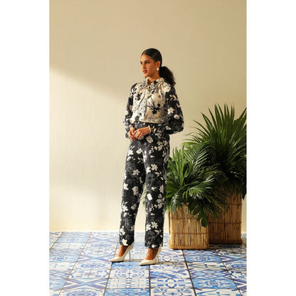 Label Deepika Nagpal Inaya Black Top