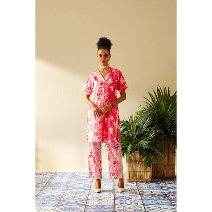 Label Deepika Nagpal Kiko Rose Shirt