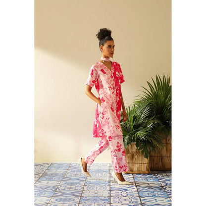 Label Deepika Nagpal Kiko Rose Shirt