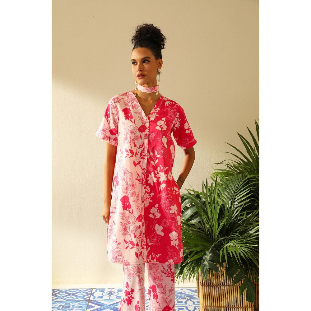 Label Deepika Nagpal Kiko Rose Shirt