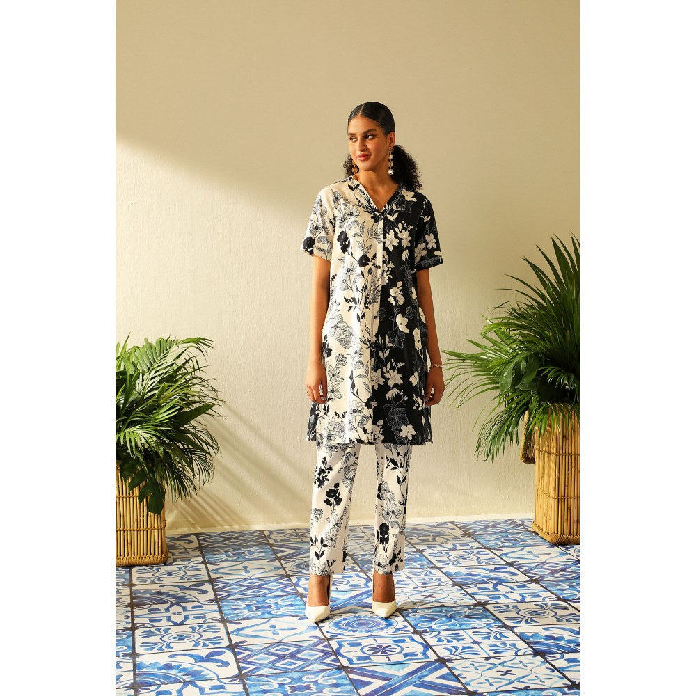 Label Deepika Nagpal Kiko Black Shirt