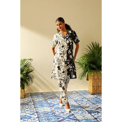 Label Deepika Nagpal Kiko Black Shirt