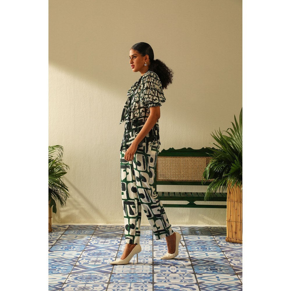 Label Deepika Nagpal Casey Emerald Shirt