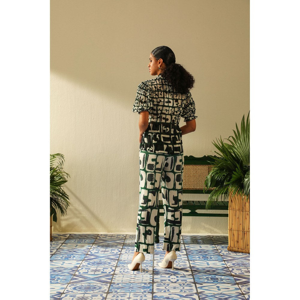 Label Deepika Nagpal Casey Emerald Shirt