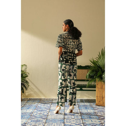 Label Deepika Nagpal Casey Emerald Shirt