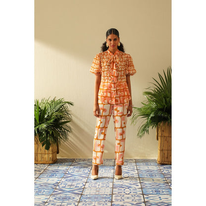 Label Deepika Nagpal Casey Ochre Shirt
