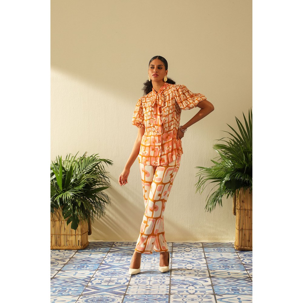 Label Deepika Nagpal Casey Ochre Shirt