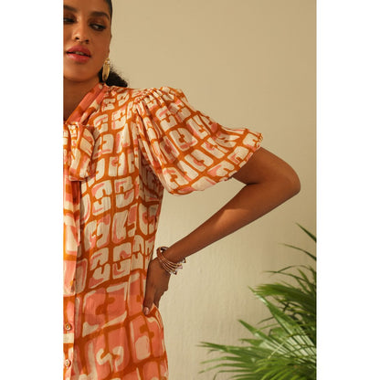 Label Deepika Nagpal Casey Ochre Shirt