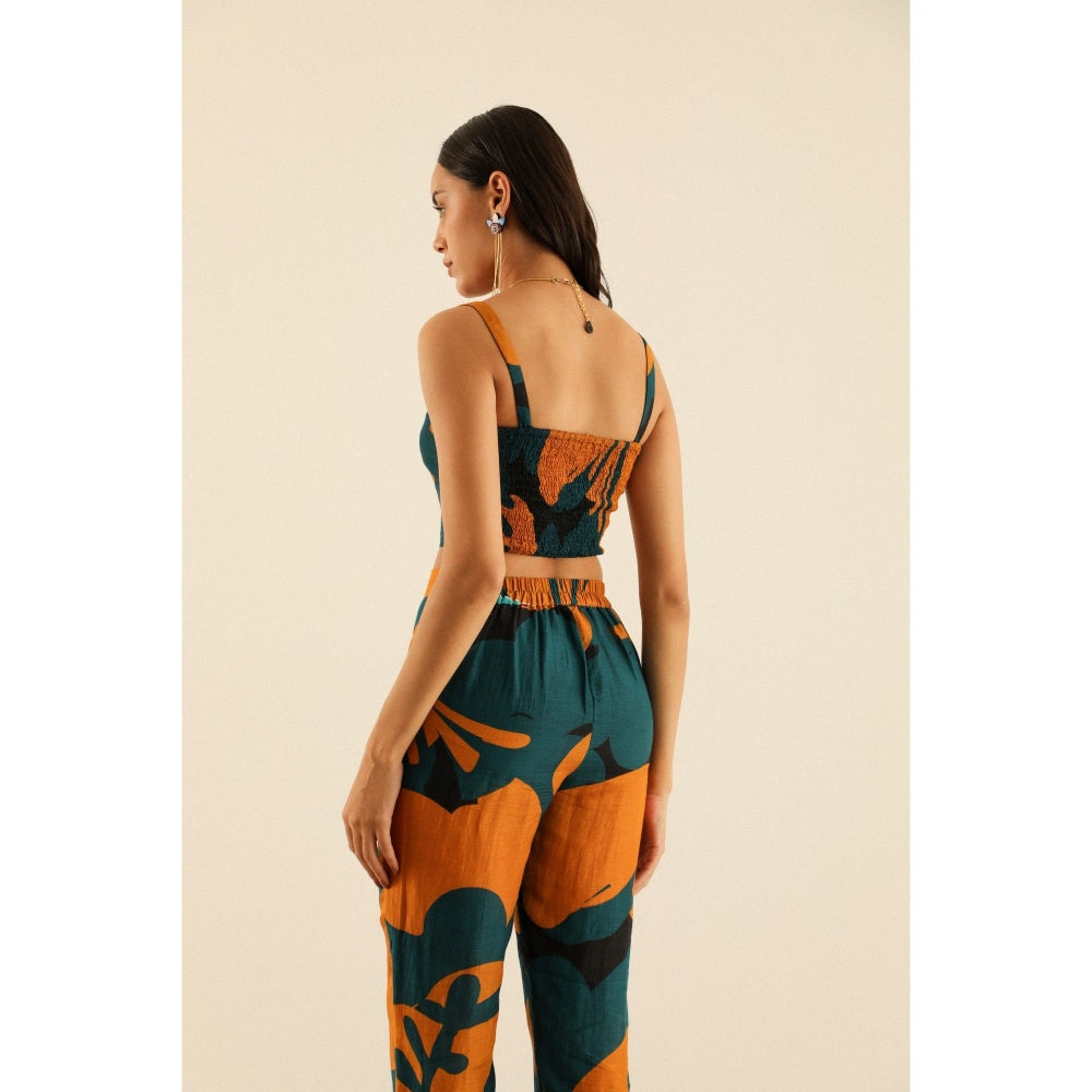 Label Deepika Nagpal Black Pixi Co-ord -Kohl (Set of 3)