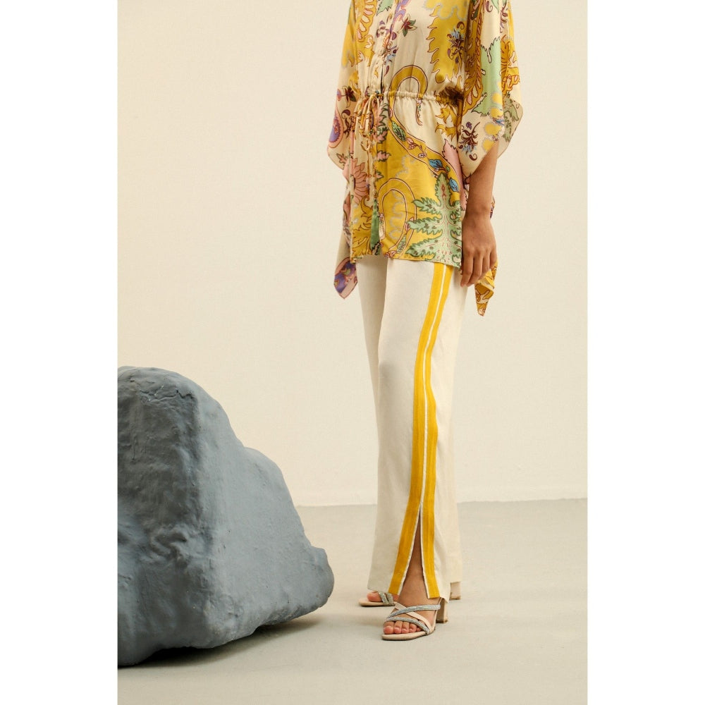 Label Deepika Nagpal Yellow Serena Co-ord -Firefly (Set of 2)