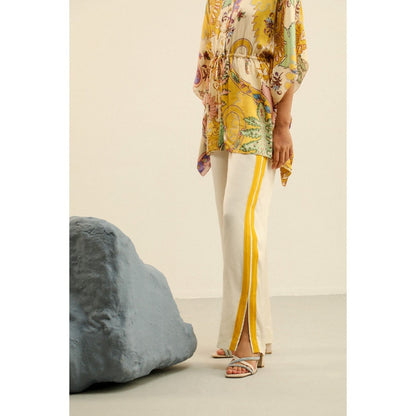 Label Deepika Nagpal Yellow Serena Co-ord -Firefly (Set of 2)