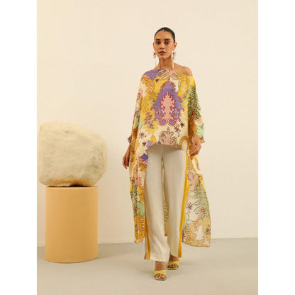 Label Deepika Nagpal Yellow Jasper Co-ord -Firefly (Set of 2)