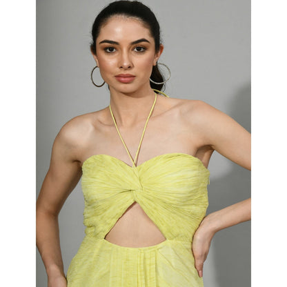 Sunanta Madaan Endless Love - Ruching Gown with Knot Draping & Cuts