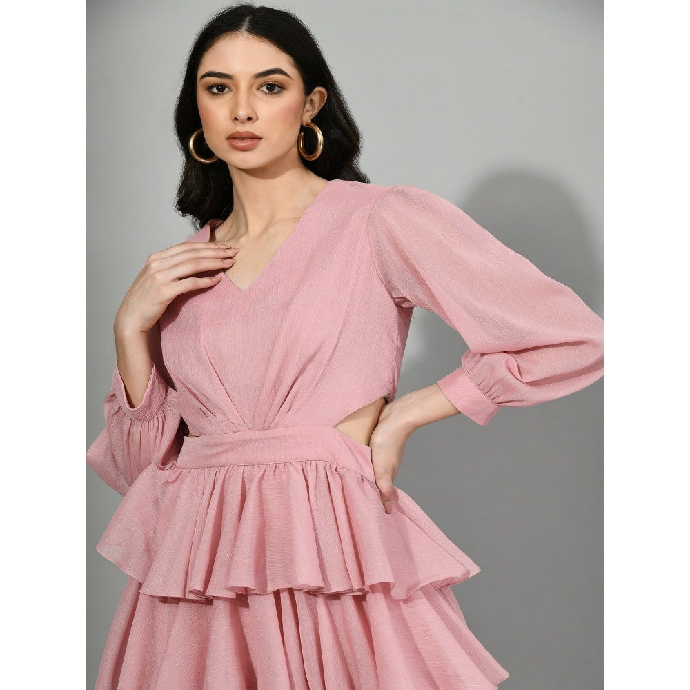 Sunanta Madaan Simply Pink - Short Ruffle Dress