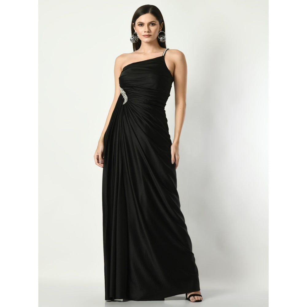Sunanta Madaan Late Night Talking Black Gown