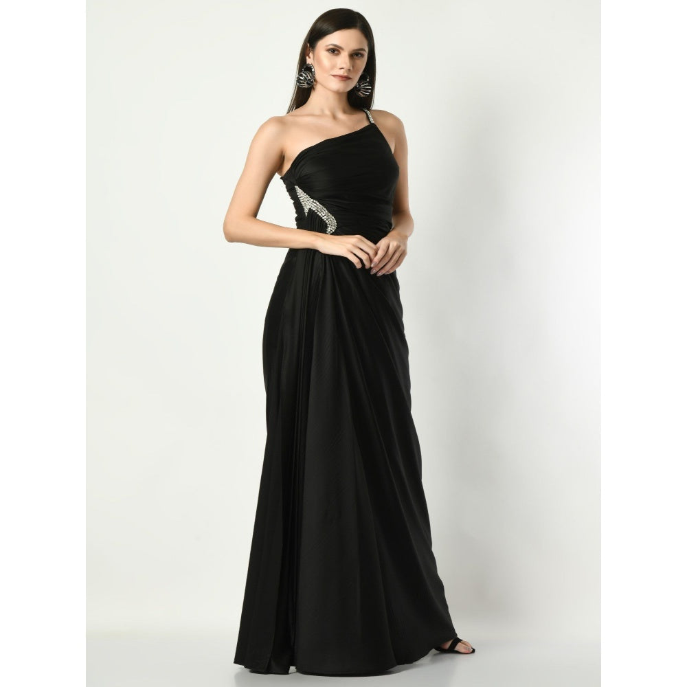 Sunanta Madaan Late Night Talking Black Gown