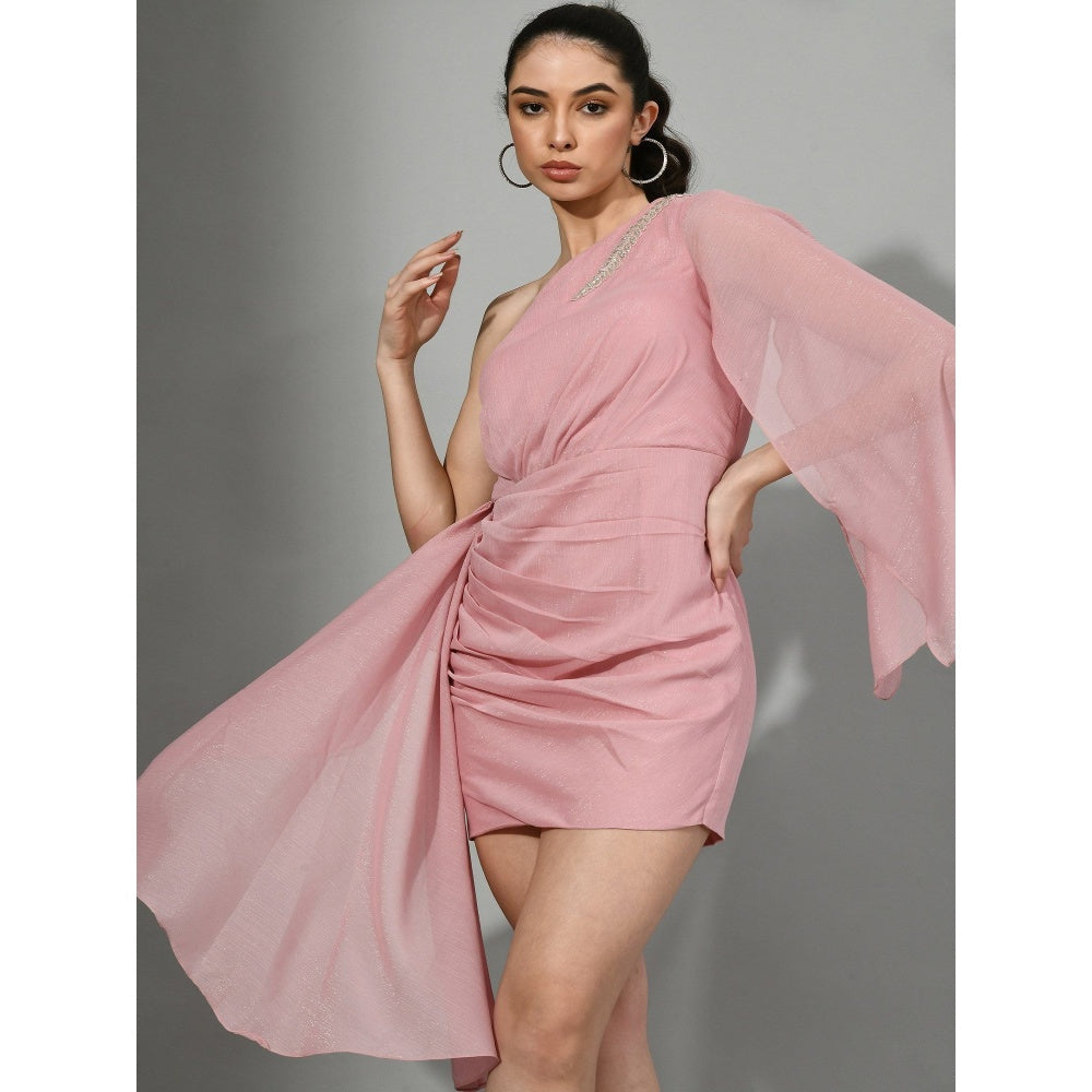 Sunanta Madaan Strong Stride Short Draped Dress