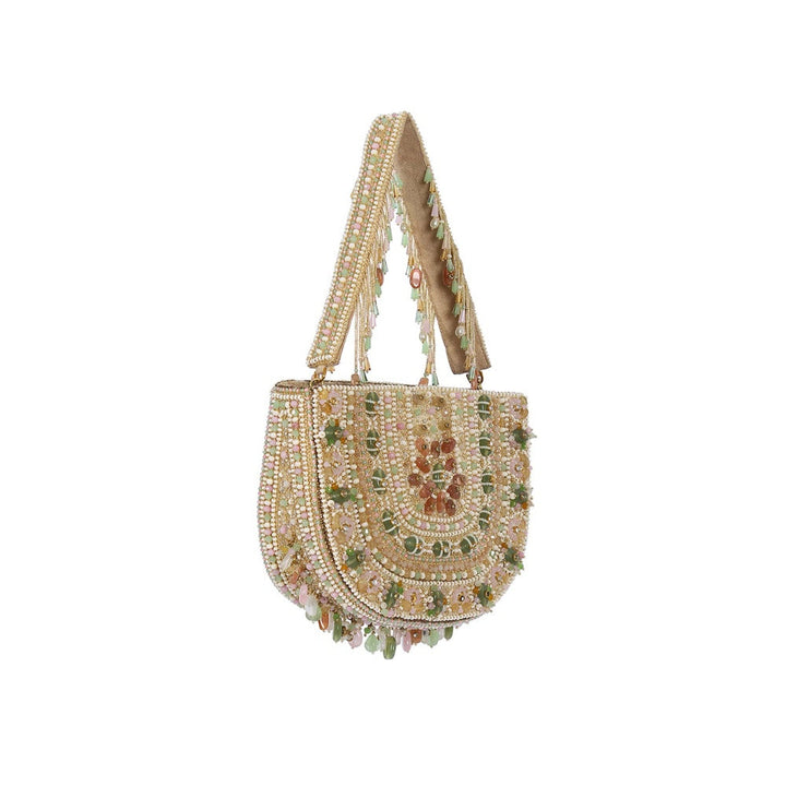 Lovetobag Amara Moon Clutch Sublime Pastel Multi with Handle