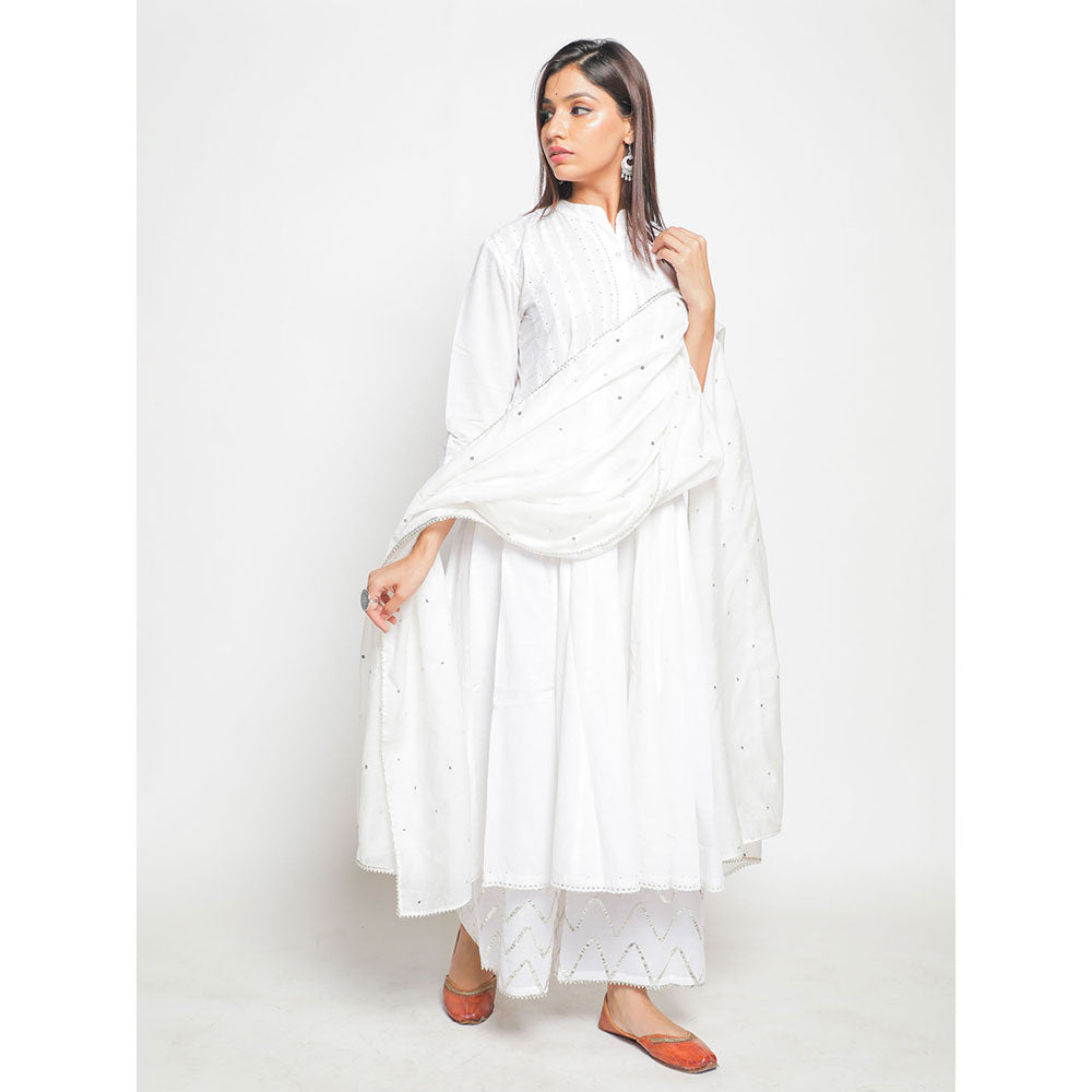 Maison Shefali Zubeida Noor Anarkali Kurta (Set of 3)