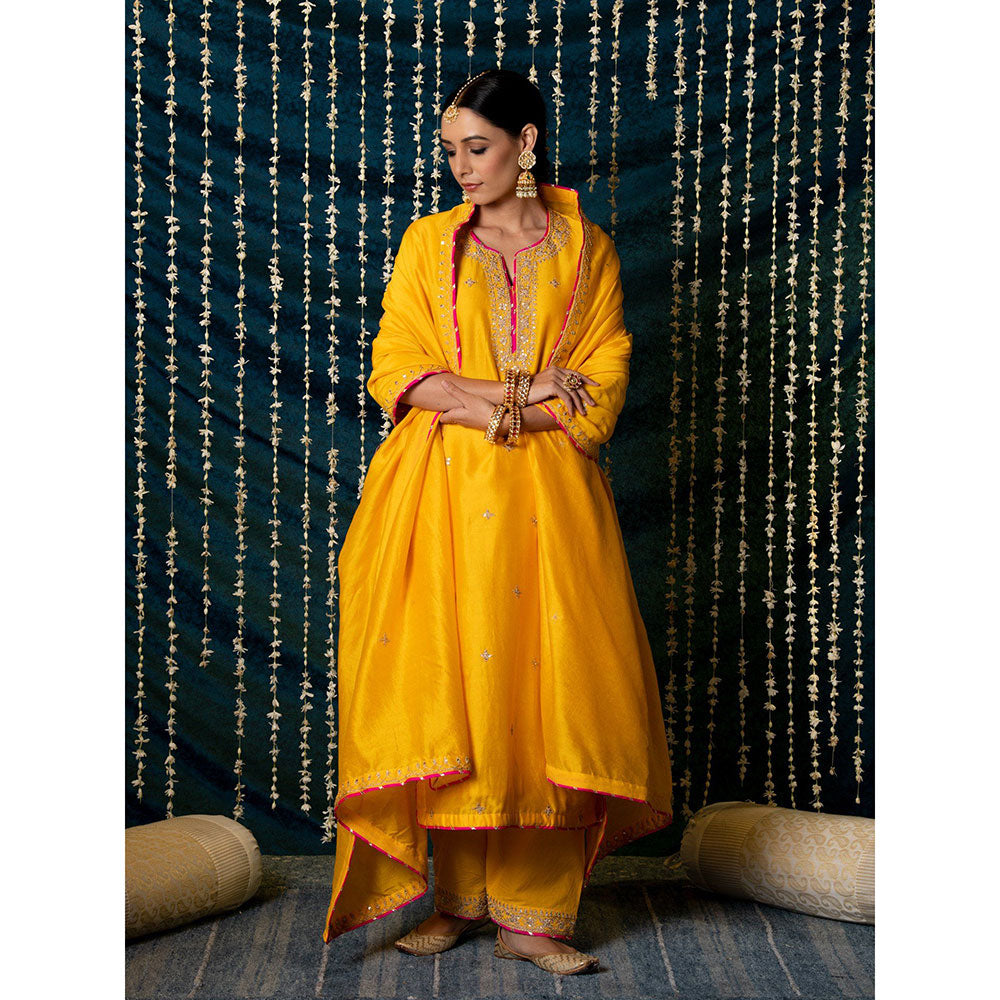 Maison Shefali Ambiya Kurta (Set of 3)