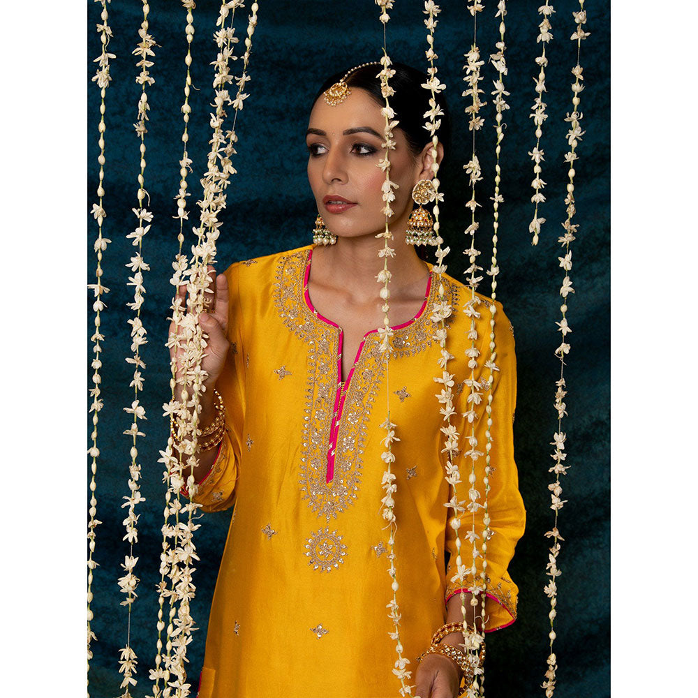 Maison Shefali Ambiya Kurta (Set of 3)