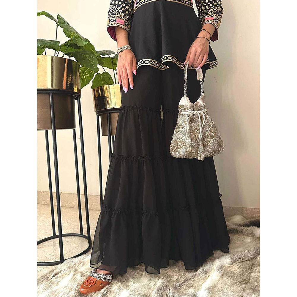Maison Shefali Hunar Aks Sharara (Set of 2)