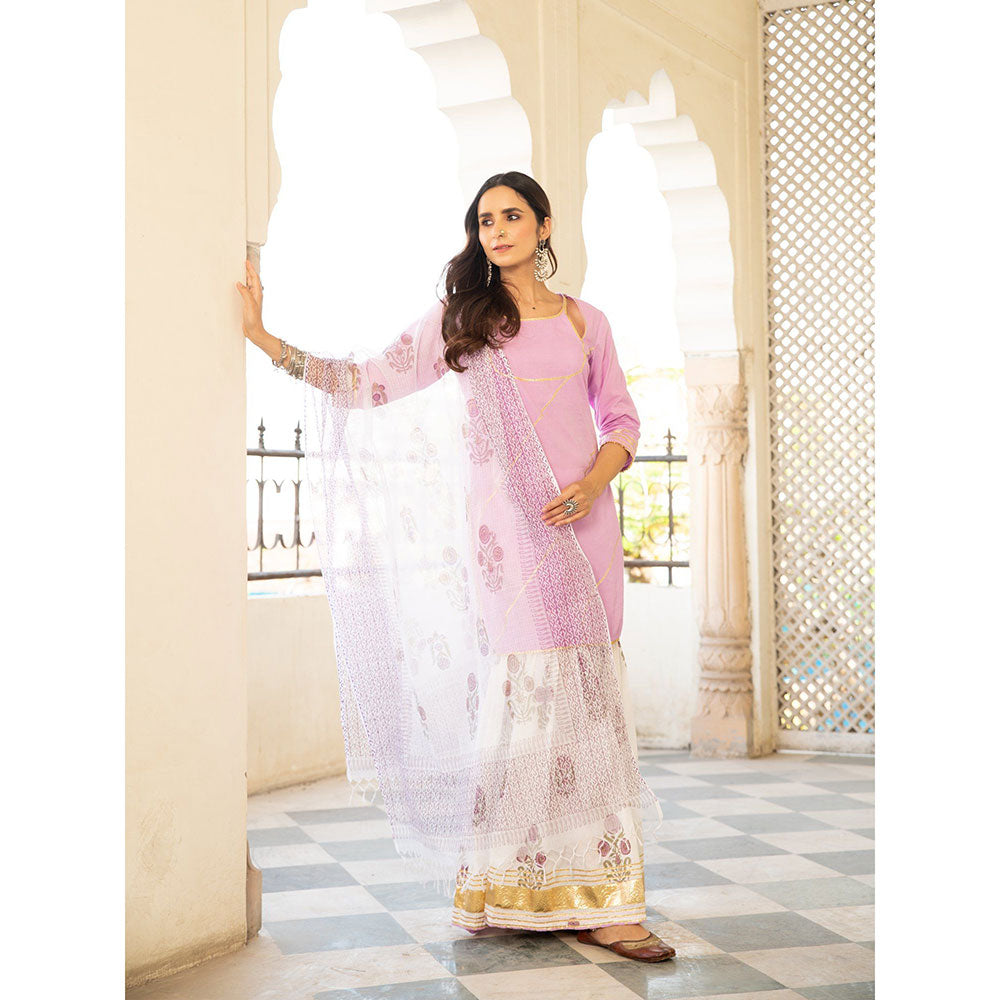 Maison Shefali Chaand Sharanya Sharara (Set of 3)