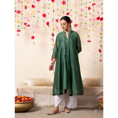 Maison Shefali Sitara Emerald Overlay (Set of 3)