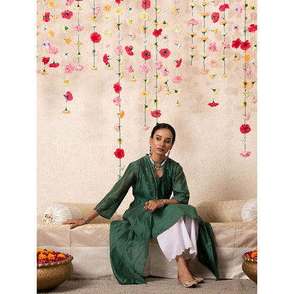 Maison Shefali Sitara Emerald Overlay (Set of 3)