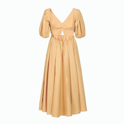 MALIE Beige Dune Dress