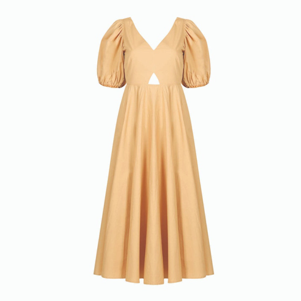 MALIE Beige Dune Dress